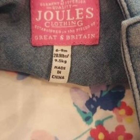 Joules 2 Piece Set (Great Britian) ~ sz 6/9 mo - Picture 7 of 7
